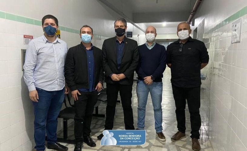 Hospital Nossa Senhora da Conceição recebe a visita do Secretário de Saúde André Motta Ribeiro. Hospital Nossa Senhora da Conceição recebe a visita do Secretário de Saúde André Motta Ribeiro.