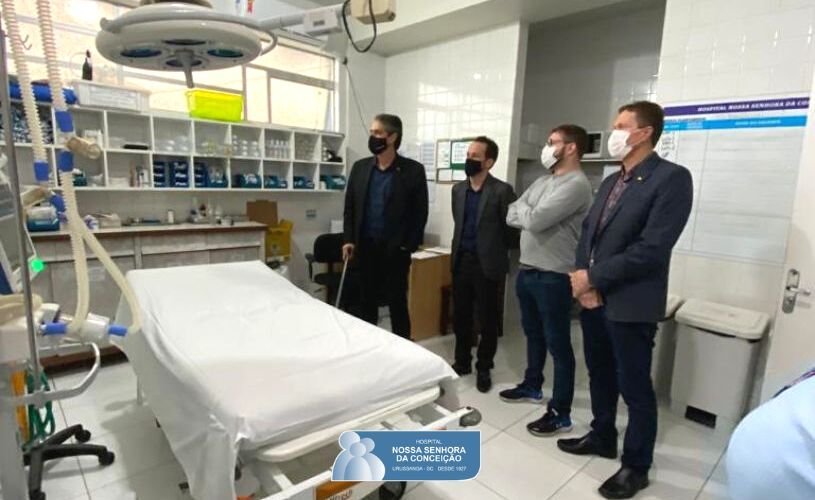 Hospital Nossa Senhora da Conceição recebe a visita do Secretário de Saúde André Motta Ribeiro. Hospital Nossa Senhora da Conceição recebe a visita do Secretário de Saúde André Motta Ribeiro.