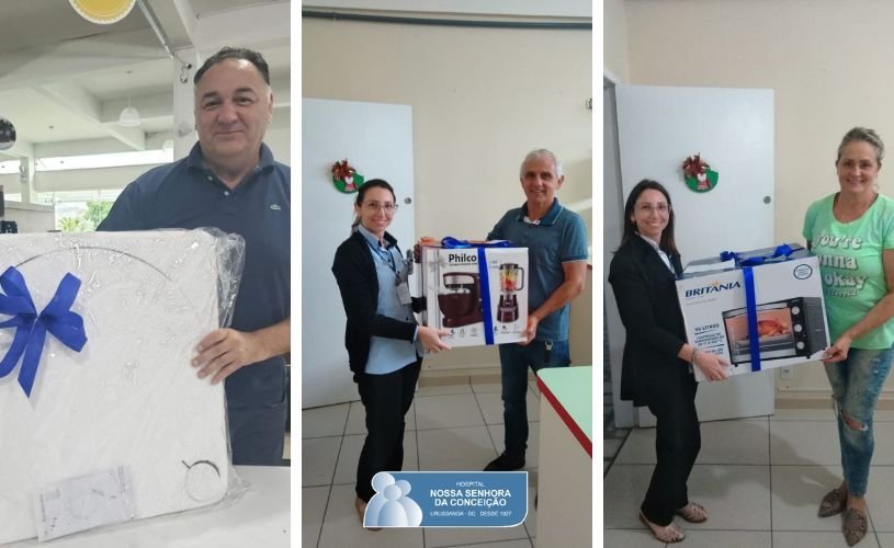 Confira os ganhadores da ação entre amigos do Hospital Nossa Senhora da Conceição Confira os ganhadores da ação entre amigos do Hospital Nossa Senhora da Conceição