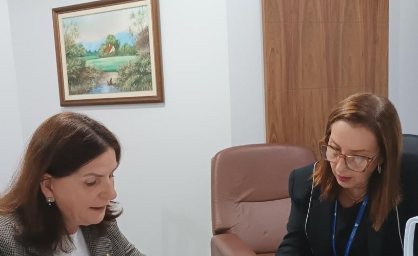 Visita da secretária de Saúde do Estado Carmen Zanotto ao HNSC. Visita da secretária de Saúde do Estado Carmen Zanotto ao HNSC.