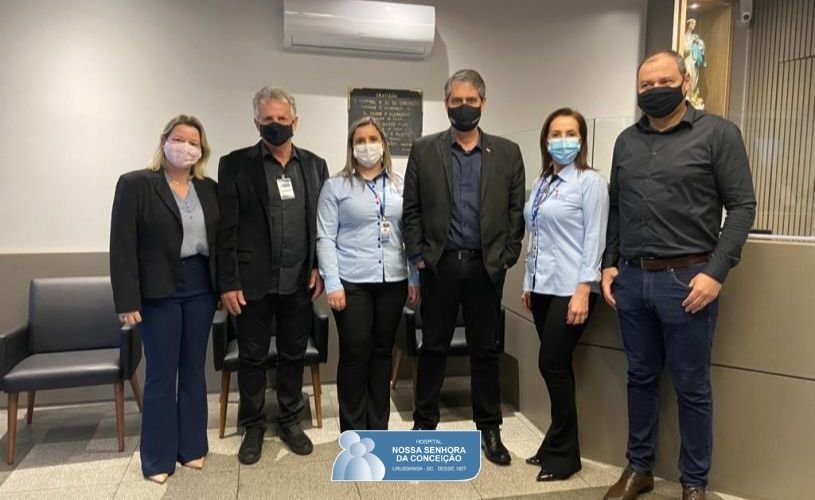 Hospital Nossa Senhora da Conceição recebe a visita do Secretário de Saúde André Motta Ribeiro. Hospital Nossa Senhora da Conceição recebe a visita do Secretário de Saúde André Motta Ribeiro.