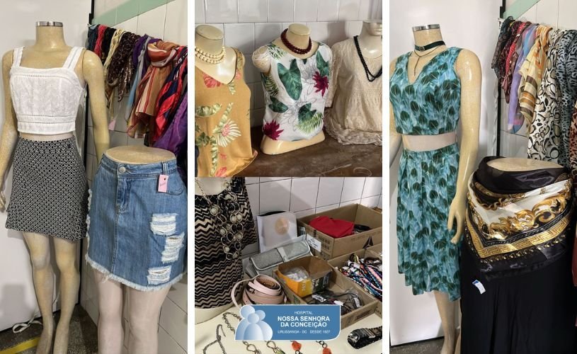 Hospital Nossa Senhora da Conceição promove bazar solidário em prol da instituição Hospital Nossa Senhora da Conceição promove bazar solidário em prol da instituição