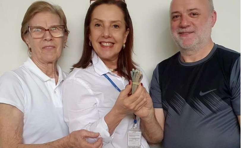 Doação de R$5.000 do Grupo de Voluntárias do Hospital Doação de R$5.000 do Grupo de Voluntárias do Hospital