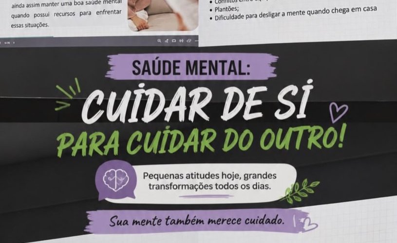 Palestra de Saúde Mental - Psicóloga Eduarda. Palestra de Saúde Mental - Psicóloga Eduarda.