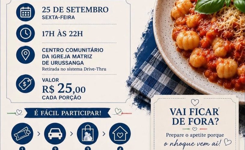 VEM AÍ O DRIVE-THRU DE NHOQUE! VEM AÍ O DRIVE-THRU DE NHOQUE!